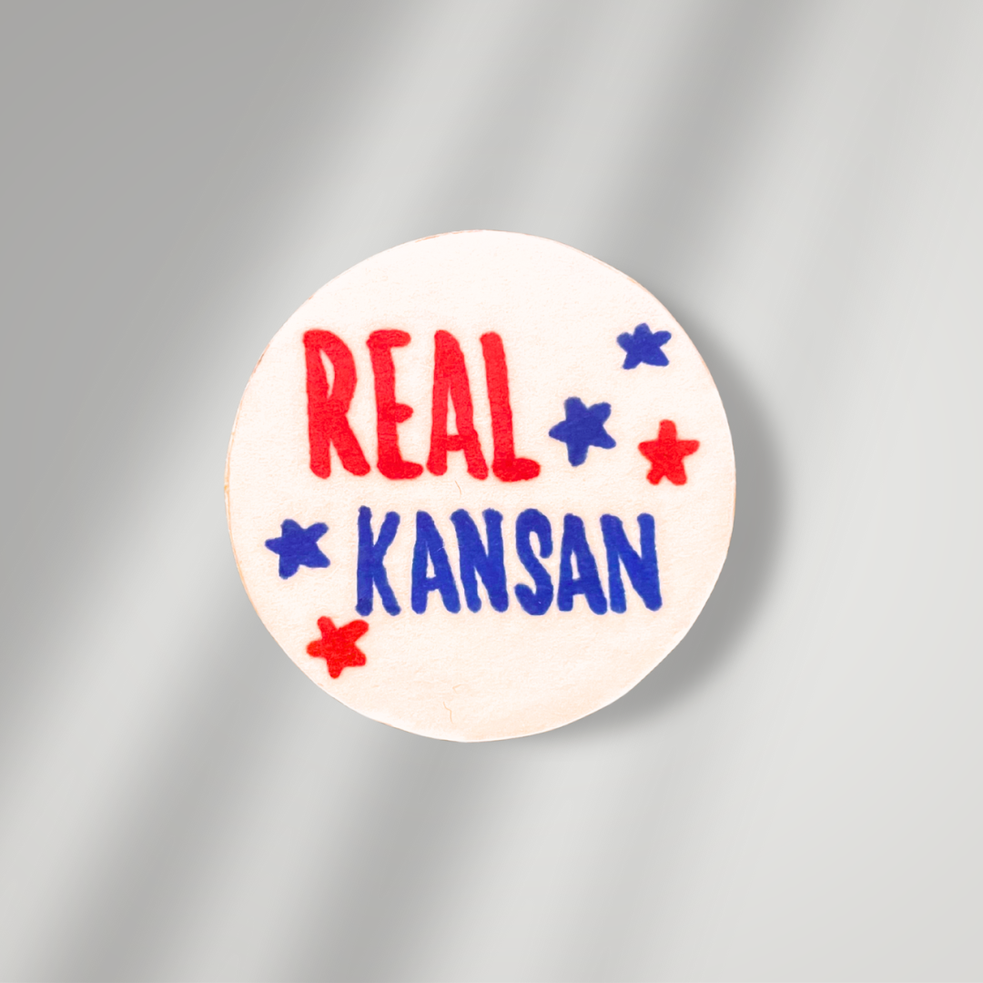 Real Kansan Button