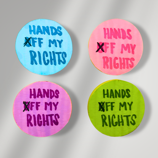 Hands Off My Rights Button